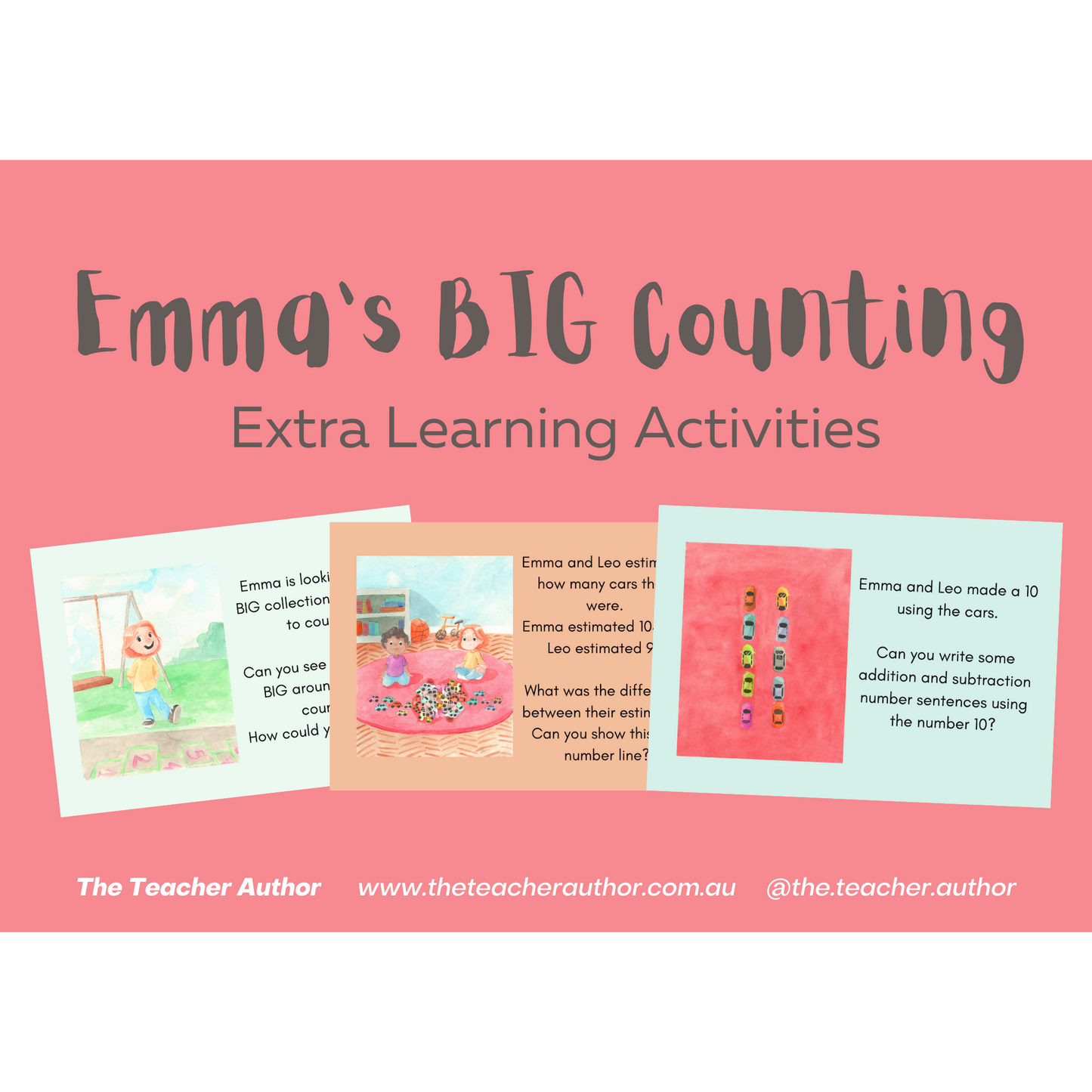 Emma's BIG Counting - Extra Learning Activities