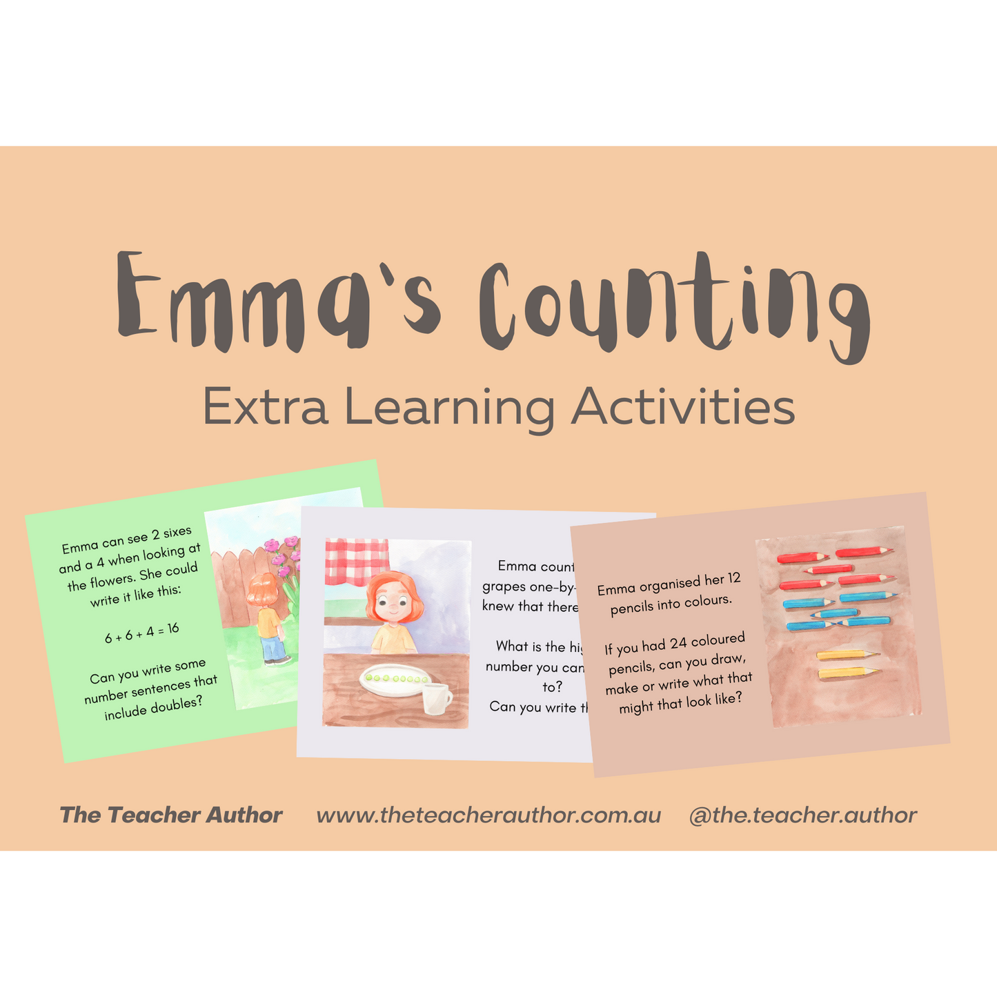 Emma's Counting - Extra Learning Activities