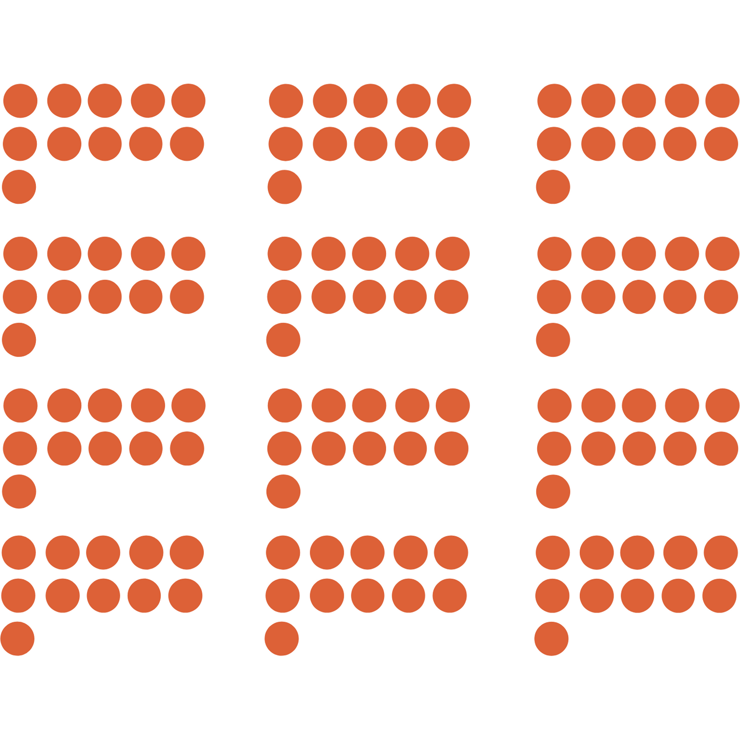 Multiplicative thinking - dot cards for Number Talks