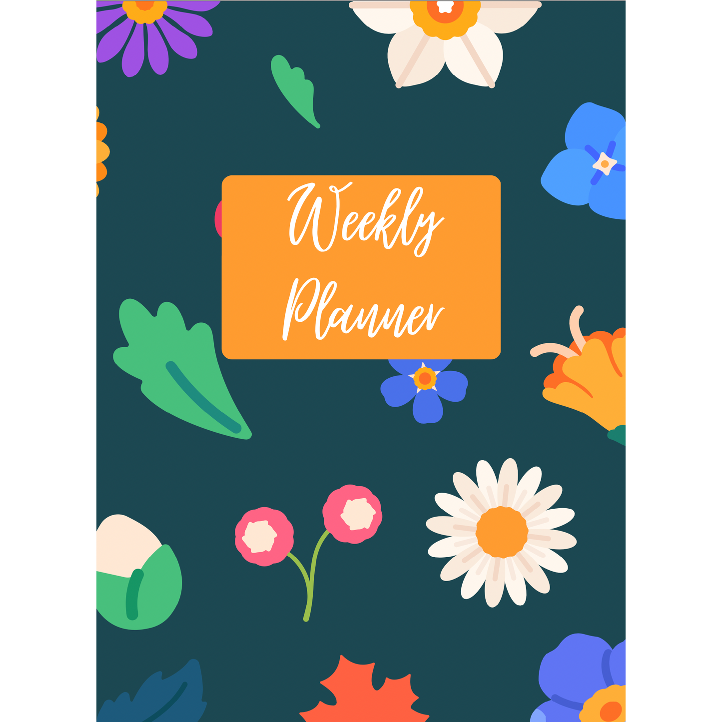 Weekly Planner - Floral